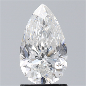 Picture of Natural Diamond 1.47 Carats, Pear with  Cut, G Color, SI2 Clarity and Certified by IGI