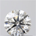 Natural Diamond 0.40 Carats, Round with Very Good Cut, G Color, VVS1 Clarity and Certified by GIA