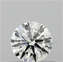 Natural Diamond 0.41 Carats, Round with Excellent Cut, E Color, VVS2 Clarity and Certified by IGI