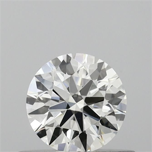 Picture of Natural Diamond 0.41 Carats, Round with Excellent Cut, E Color, VVS2 Clarity and Certified by IGI