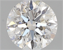 Natural Diamond 0.40 Carats, Round with Excellent Cut, D Color, SI2 Clarity and Certified by IGI