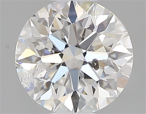 Picture of Natural Diamond 0.40 Carats, Round with Excellent Cut, D Color, SI2 Clarity and Certified by IGI