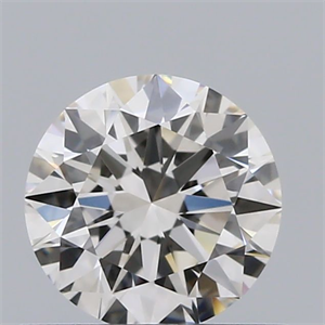 Picture of Natural Diamond 0.51 Carats, Round with Excellent Cut, I Color, VS1 Clarity and Certified by GIA