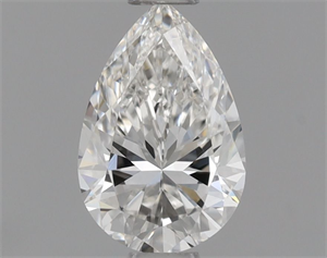 Picture of Natural Diamond 0.44 Carats, Pear with  Cut, G Color, IF Clarity and Certified by GIA