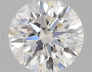 Picture of Natural Diamond 0.44 Carats, Round with Excellent Cut, G Color, VS2 Clarity and Certified by GIA