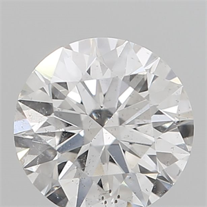 Picture of Natural Diamond 0.51 Carats, Round with Excellent Cut, E Color, I1 Clarity and Certified by GIA