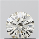 Natural Diamond 0.40 Carats, Round with Excellent Cut, J Color, VS2 Clarity and Certified by IGI