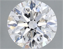 Natural Diamond 0.40 Carats, Round with Very Good Cut, E Color, VVS2 Clarity and Certified by GIA