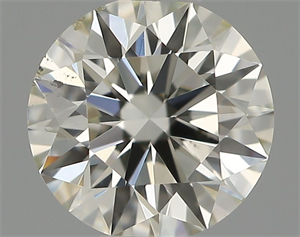 Picture of Natural Diamond 0.41 Carats, Round with Excellent Cut, H Color, VS2 Clarity and Certified by IGI