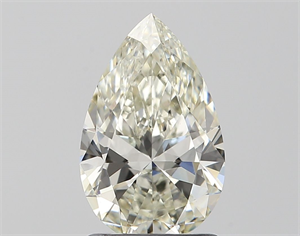 Picture of Natural Diamond 1.21 Carats, Pear with  Cut, I Color, VVS2 Clarity and Certified by IGI