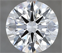 Natural Diamond 1.53 Carats, Round with Excellent Cut, G Color, VVS1 Clarity and Certified by GIA