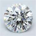 Natural Diamond 2.00 Carats, Round with Excellent Cut, I Color, VS1 Clarity and Certified by GIA