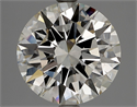 Natural Diamond 3.09 Carats, Round with Excellent Cut, J Color, VS1 Clarity and Certified by GIA