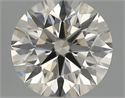 Natural Diamond 0.42 Carats, Round with Excellent Cut, I Color, VS2 Clarity and Certified by IGI