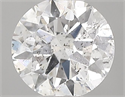 Natural Diamond 0.50 Carats, Round with Excellent Cut, E Color, SI2 Clarity and Certified by IGI