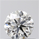 Natural Diamond 0.40 Carats, Round with Very Good Cut, H Color, SI2 Clarity and Certified by GIA