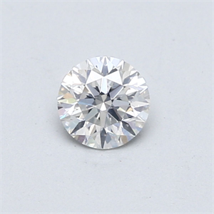 Picture of Natural Diamond 0.41 Carats, Round with Very Good Cut, F Color, SI2 Clarity and Certified by GIA