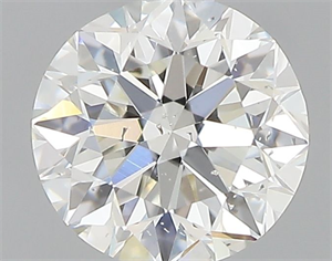 Picture of Natural Diamond 0.40 Carats, Round with Very Good Cut, I Color, SI1 Clarity and Certified by GIA