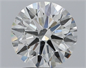 Natural Diamond 1.90 Carats, Round with Excellent Cut, I Color, SI2 Clarity and Certified by GIA