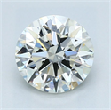 Natural Diamond 2.01 Carats, Round with Excellent Cut, J Color, IF Clarity and Certified by GIA