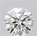 Natural Diamond 2.50 Carats, Round with Excellent Cut, I Color, SI2 Clarity and Certified by GIA