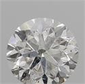 Natural Diamond 0.40 Carats, Round with Very Good Cut, G Color, I1 Clarity and Certified by IGI