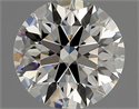 Natural Diamond 1.76 Carats, Round with Excellent Cut, J Color, VVS2 Clarity and Certified by GIA