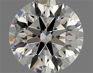 Picture of Natural Diamond 1.76 Carats, Round with Excellent Cut, J Color, VVS2 Clarity and Certified by GIA