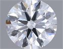 Natural Diamond 0.41 Carats, Round with Excellent Cut, F Color, SI2 Clarity and Certified by GIA