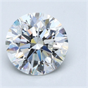 Natural Diamond 2.02 Carats, Round with Excellent Cut, F Color, VS1 Clarity and Certified by GIA