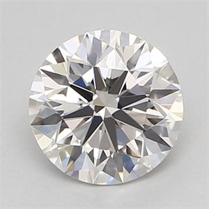 Picture of Natural Diamond 0.43 Carats, Round with Excellent Cut, H Color, VS1 Clarity and Certified by GIA