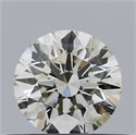 Natural Diamond 0.40 Carats, Round with Excellent Cut, I Color, SI2 Clarity and Certified by IGI