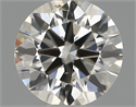 Natural Diamond 0.50 Carats, Round with Excellent Cut, H Color, SI1 Clarity and Certified by IGI