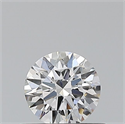 Natural Diamond 0.40 Carats, Round with Excellent Cut, E Color, VS2 Clarity and Certified by GIA