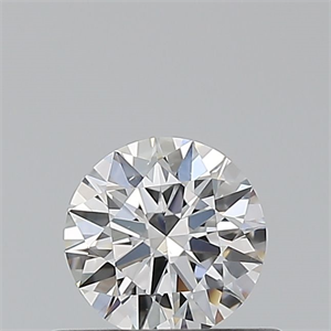 Picture of Natural Diamond 0.40 Carats, Round with Excellent Cut, E Color, VS2 Clarity and Certified by GIA