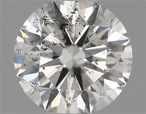 Picture of Natural Diamond 0.40 Carats, Round with Excellent Cut, E Color, SI2 Clarity and Certified by IGI