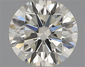 Picture of Natural Diamond 0.61 Carats, Round with Excellent Cut, I Color, VS2 Clarity and Certified by IGI