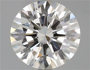 Picture of Natural Diamond 3.04 Carats, Round with Excellent Cut, H Color, SI2 Clarity and Certified by GIA