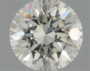 Picture of Natural Diamond 0.49 Carats, Round with Very Good Cut, I Color, VS2 Clarity and Certified by IGI