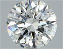 Natural Diamond 2.01 Carats, Round with Excellent Cut, I Color, VVS2 Clarity and Certified by GIA