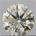 Natural Diamond 0.42 Carats, Round with Excellent Cut, K Color, VS2 Clarity and Certified by GIA