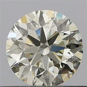 Picture of Natural Diamond 0.42 Carats, Round with Excellent Cut, K Color, VS2 Clarity and Certified by GIA