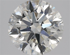 Picture of Natural Diamond 1.53 Carats, Round with Excellent Cut, H Color, VVS2 Clarity and Certified by GIA