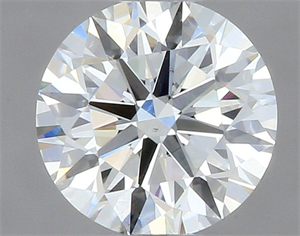 Picture of Natural Diamond 0.40 Carats, Round with Excellent Cut, K Color, VS2 Clarity and Certified by GIA