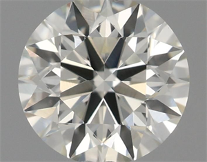 Picture of Natural Diamond 0.42 Carats, Round with Excellent Cut, I Color, VVS2 Clarity and Certified by IGI