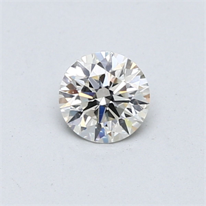 Picture of Natural Diamond 0.42 Carats, Round with Excellent Cut, I Color, VS2 Clarity and Certified by GIA