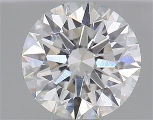 Picture of Natural Diamond 0.42 Carats, Round with Excellent Cut, G Color, VS2 Clarity and Certified by GIA