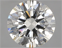 Natural Diamond 2.01 Carats, Round with Excellent Cut, I Color, SI2 Clarity and Certified by GIA