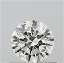 Natural Diamond 0.50 Carats, Round with Very Good Cut, I Color, SI2 Clarity and Certified by GIA