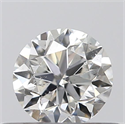 Natural Diamond 0.40 Carats, Round with Very Good Cut, G Color, SI2 Clarity and Certified by GIA